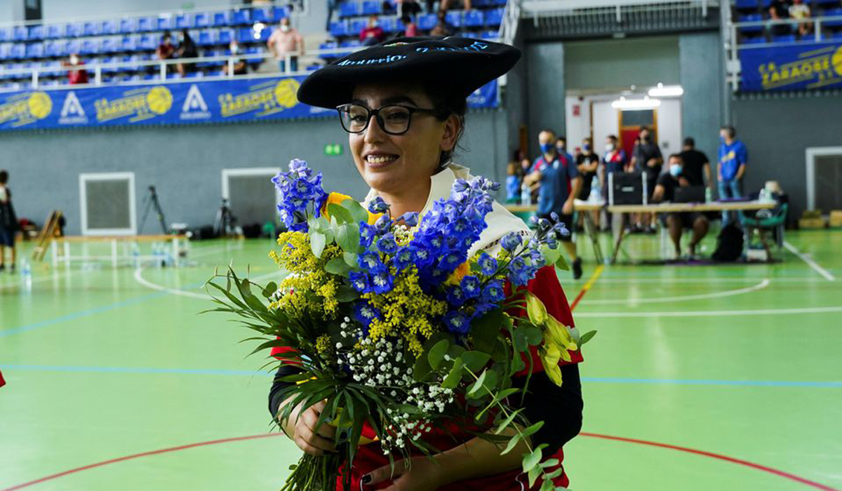 Afghan national women's wheelchair basketball team captain Nilofar Bayat